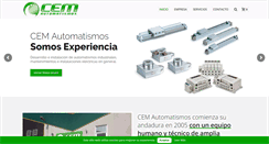 Desktop Screenshot of cemautomatismos.com